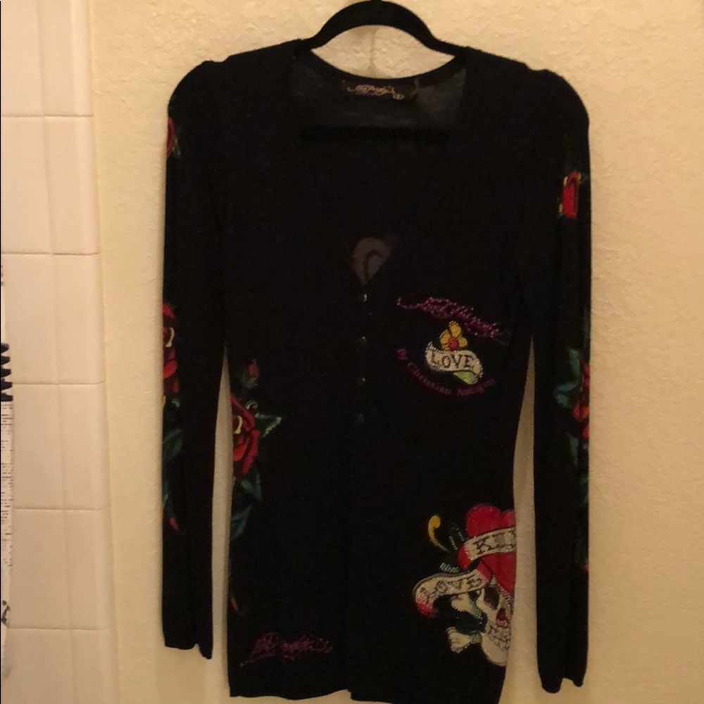 Sweater size small ed hardy